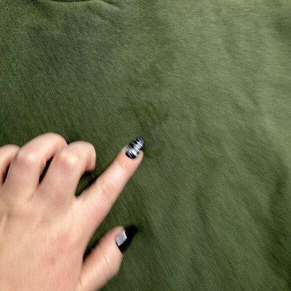 Champion Sweater Womens‎ Medium Reverse Weave Green Blank Crewneck Athleisure - Picture 6 of 9